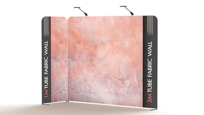 Make a modular solution with  our Fabric Walls
