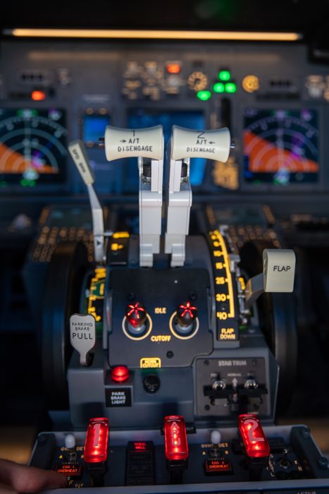 Boeing 737 flight simulator
