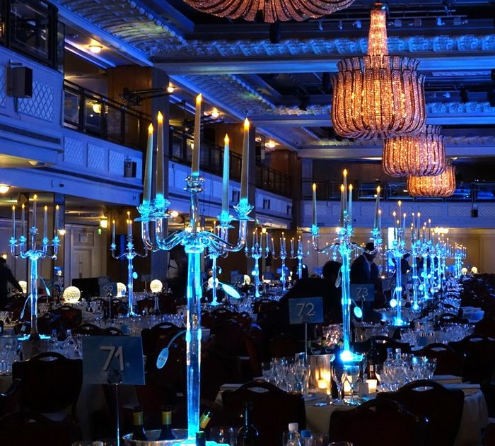 Led Lit Candelabras, tall table Lamps and Retro Disco balls