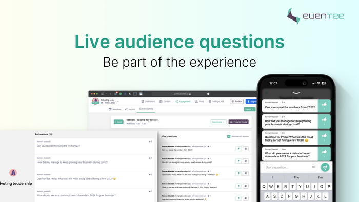 Eventee - Beautiful event app built to skyrocket your audience engagement