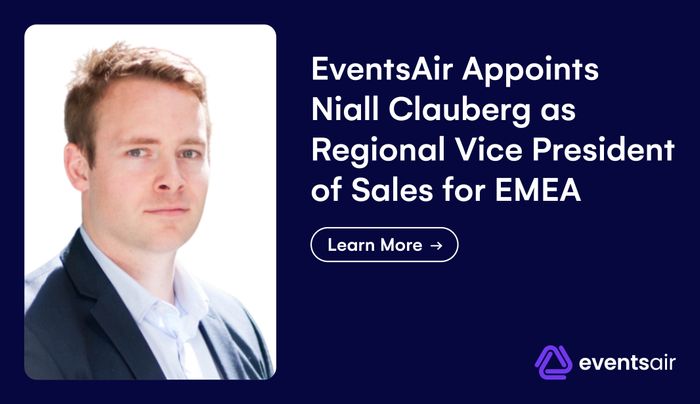 EventsAir Appoints Niall Clauberg as Regional Vice President of Sales for EMEA