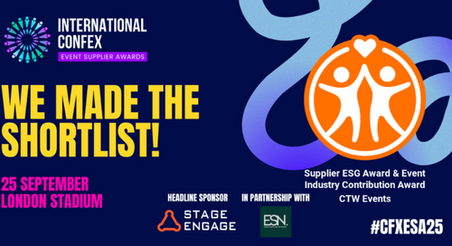 CTW Events Shortlisted at the Confex Event Supplier Awards 2025