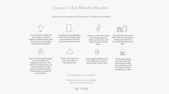 De Vere Trainers Club