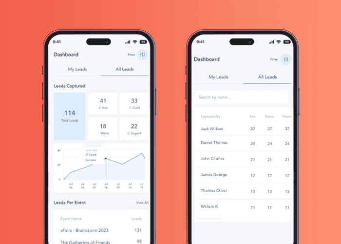 vFairs Lead Capture App