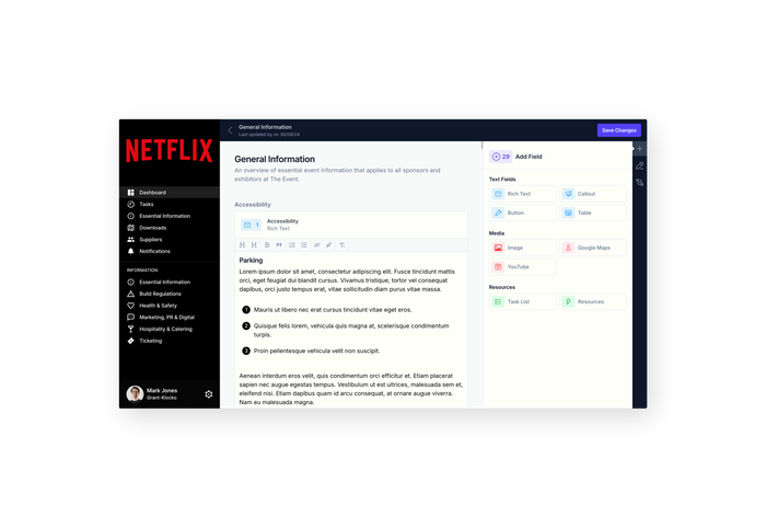 Eventflow Exhibitor Management Software