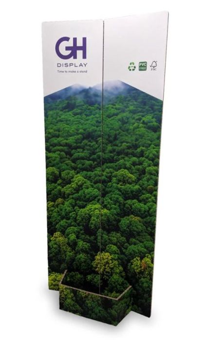 Cardboard Eco Banner Stand