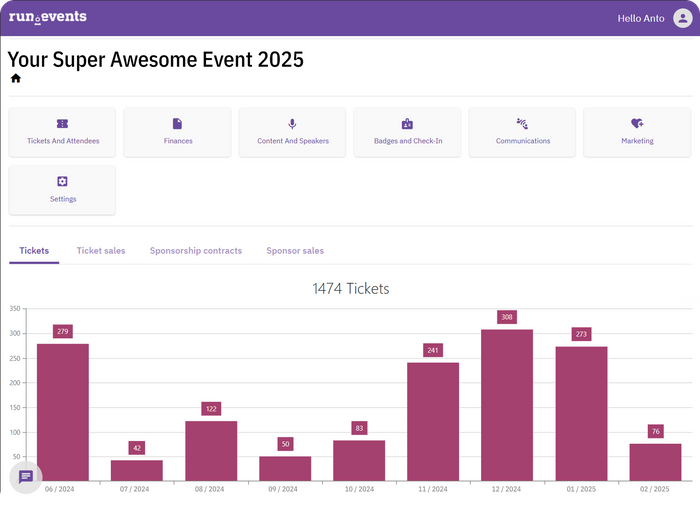 run.events Event Management Platform