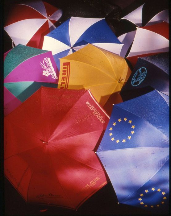 Oakthrift Logo Printed umbrellas