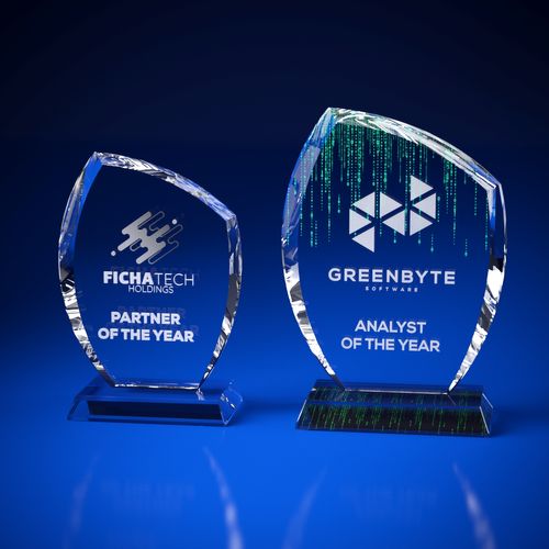 Shield Crystal Award