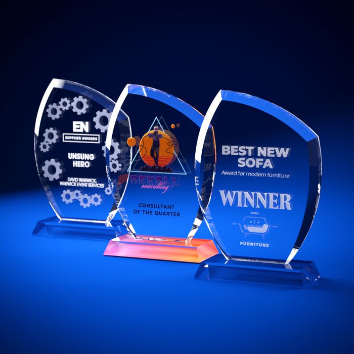 Shield Crystal Award