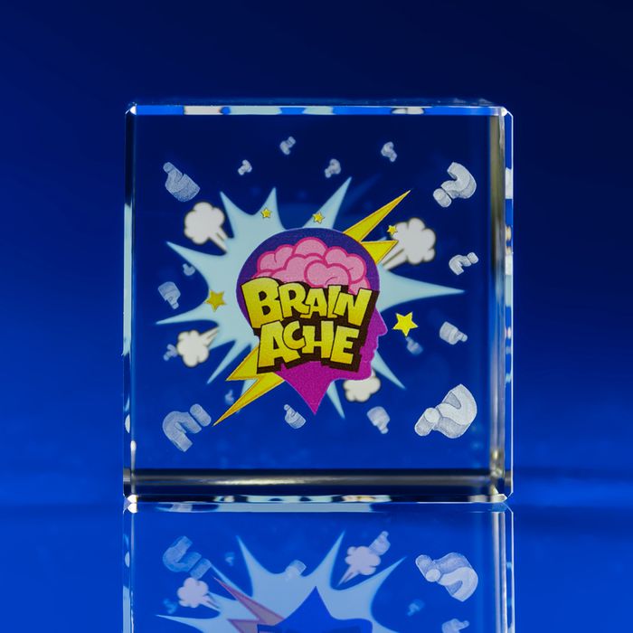 Cube Crystal Paperweight