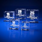 Cube Crystal Paperweight