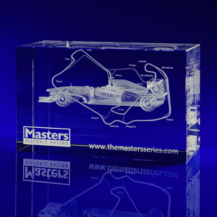 Rectangle Crystal Paperweight & Award