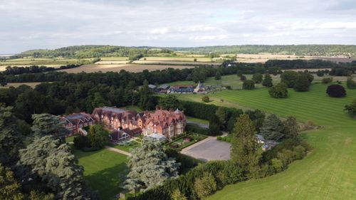 Pendley Manor drone footage
