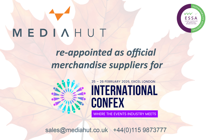 Media Hut re-appointed as official Merchandise Partner for International Confex 2026