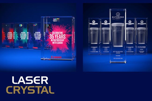 UK Market Leader in 3D Laser Engraved & Digitally Printed Crystal Awards to Showcase Ground-Breaking Innovations at International Confex
