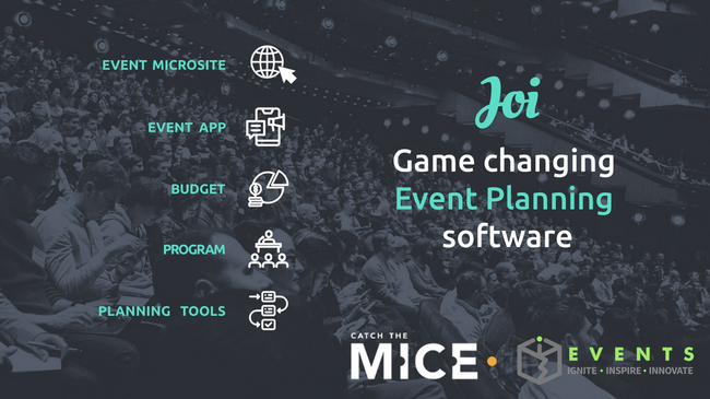 Joi, appoints Catch the MICE in collaboration with i3 Events, to drive their global event-sector business