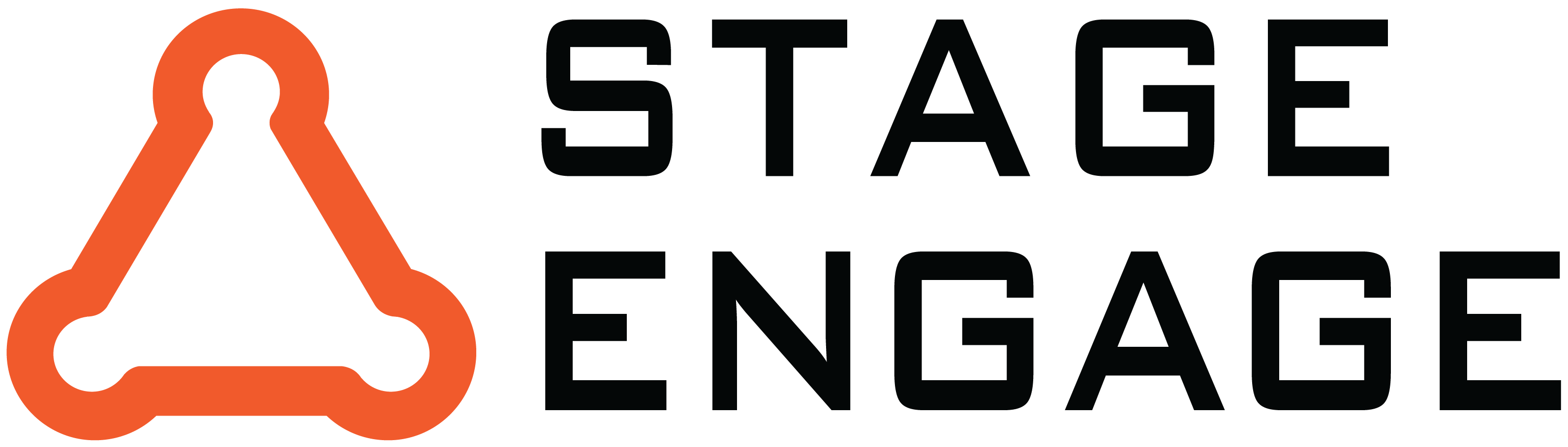 stage engage logo black