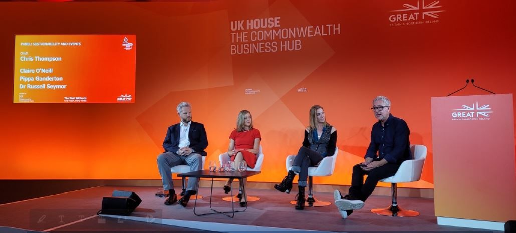 UK House Sustainability  Events panel,left to right Dr Russel Seymour, Chief Exec.; British Association for
