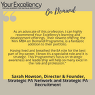 NEW FOR 2023 - The Mini MBA for Senior & Executive Assistants ON DEMAND PROGRAMME