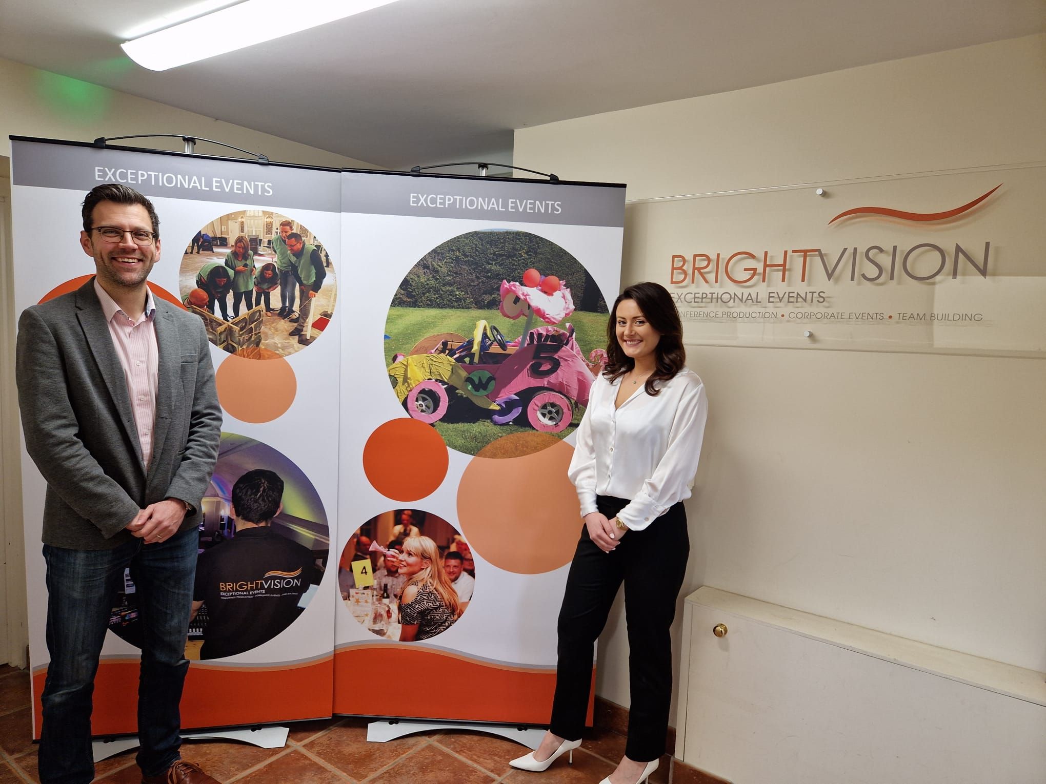 A BIG Bright Vision Events welcome to Ellie Wallis