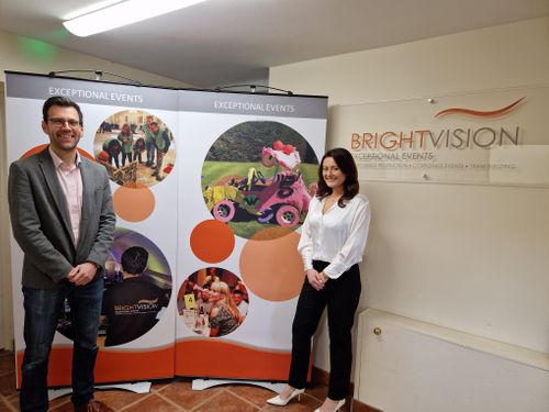 A BIG Bright Vision Events welcome to Ellie Wallis