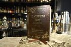 Bespoke Moonshine Whiskey presented in branded book style box with hidden compartment