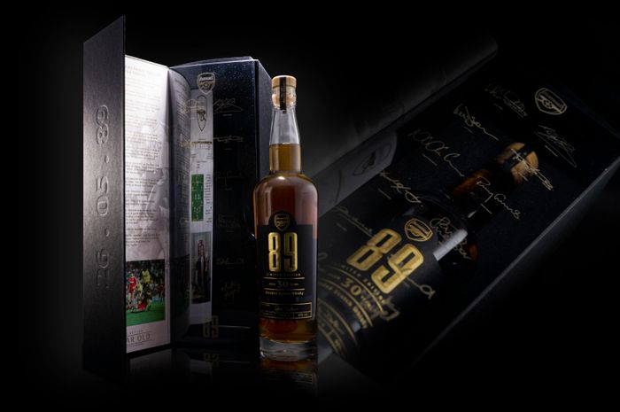 Arsenal FC 30 Year Old Commemorative Whisky