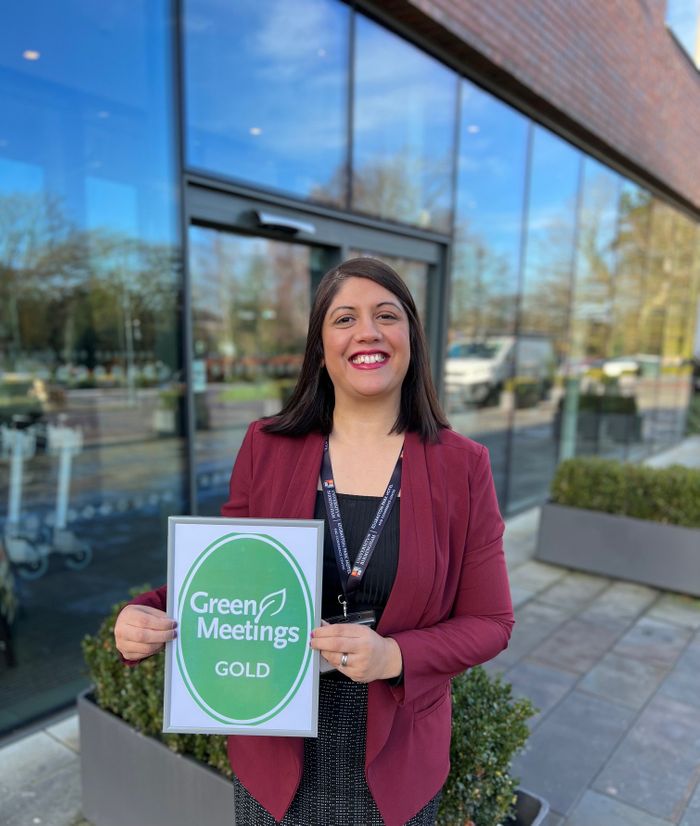 Edgbaston Park Hotel wins Gold for Green Meetings