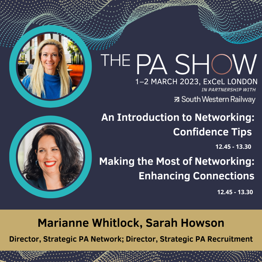 Networking sessions hosted by Strategic PA Recruitment