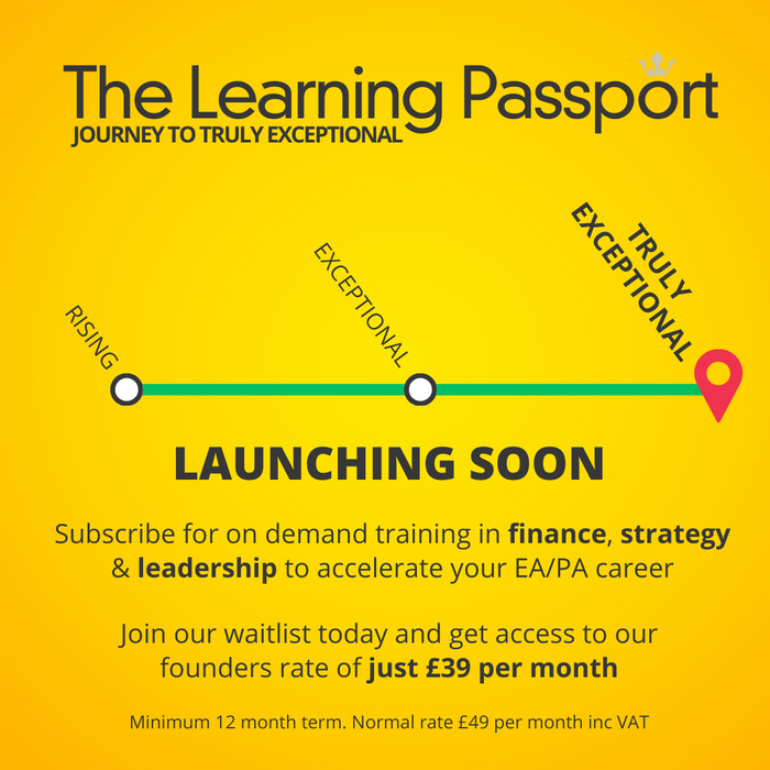 Your Excellency Launches Innovative 'Learning Passport' Subscription for EAs and PAs in 2024