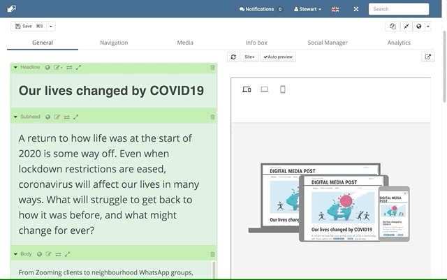 Desk - Multichannel Content Management Platform