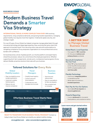 Modern Business Travel Demands a Smarter Visa Strategy