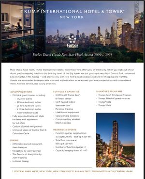 Forbes Travel Guide Five Star Hotel Award