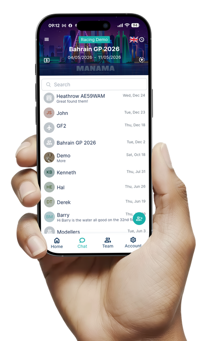 EventR Team App