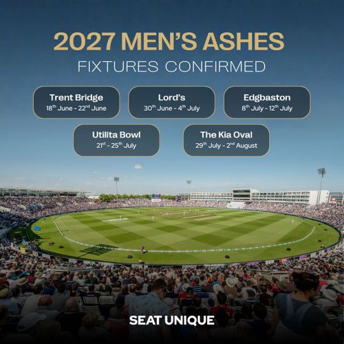 From the home of British motorsport to the Home of Cricket - 2027 is already shaping up to be a huge year at Seat Unique.