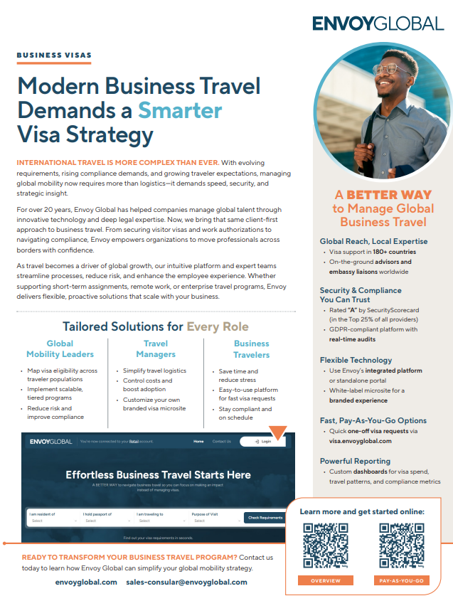 Modern Business Travel Demands a Smarter Visa Strategy