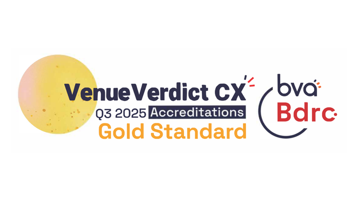 UVB Awarded Gold Standard Q3 2025 by VenueVerdict
