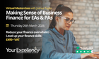 One Day Virtual Masterclass : Making Sense of Business Finance for EAs & PAs