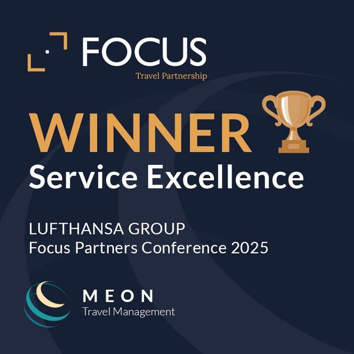 Meon Travel wins Focus Service Excellence Award
