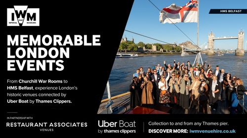Restaurant Associates Venues and IWM elevate guest experience with new Uber Boat by Thames Clippers partnership