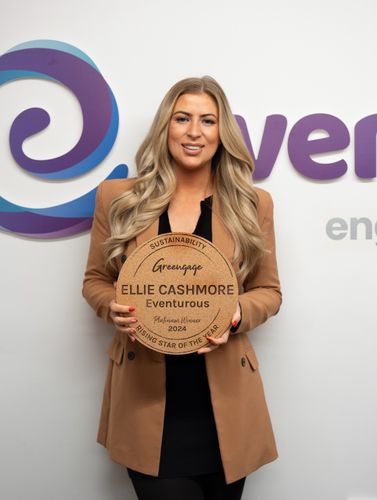 Eventurous Marketing Manager Named Rising Star of the Year at The Greengage Sustainability Awards 2024