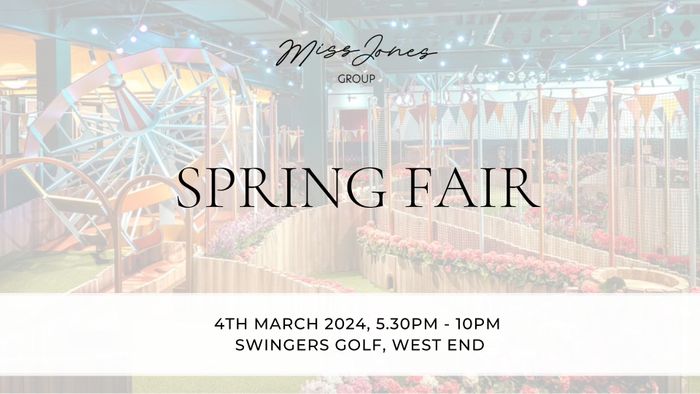 The Miss Jones Spring Fair 2024!