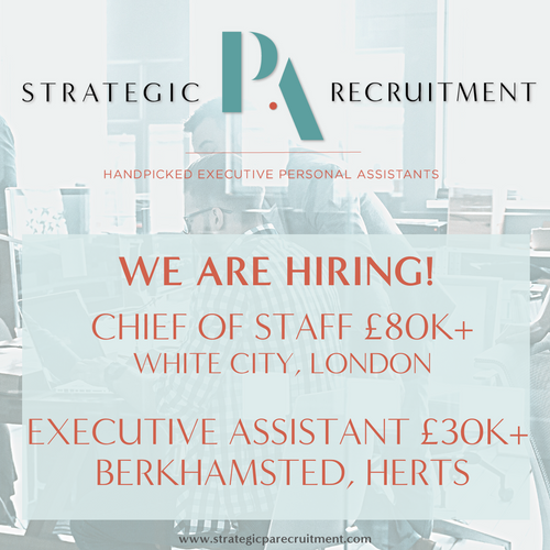 Strategic PA Recruitment.- We Are Hiring