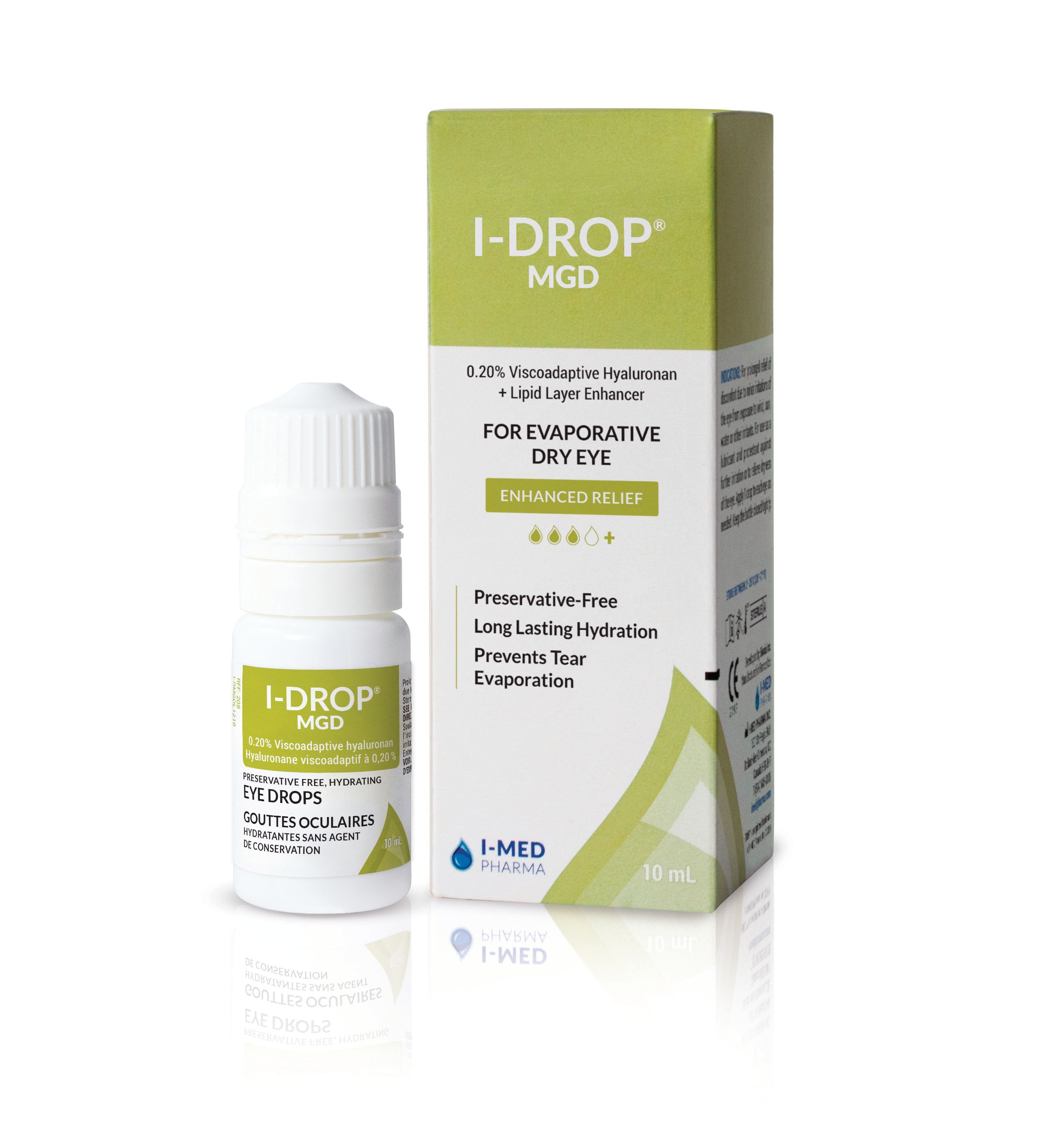 Free full size I-DROP MGD when you book a meeting with Grafton Optical on stand M325