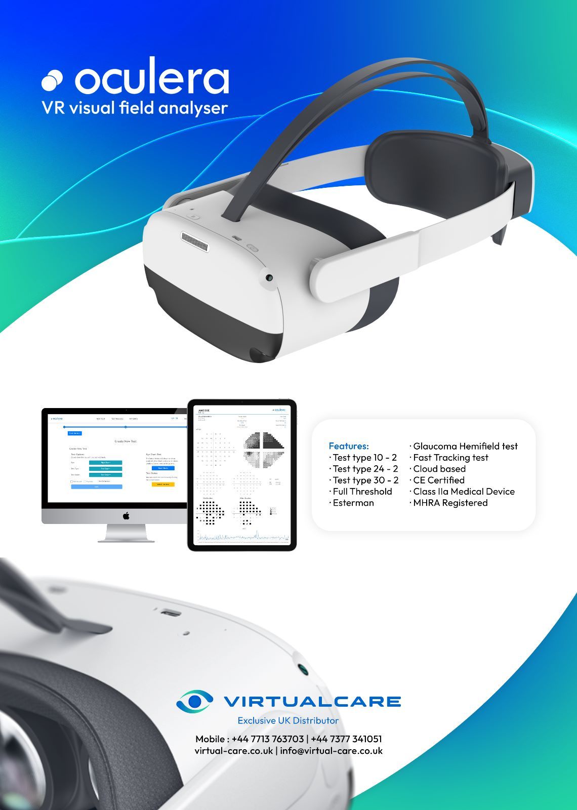 Virtualcare presents Oculera VR Visual Field