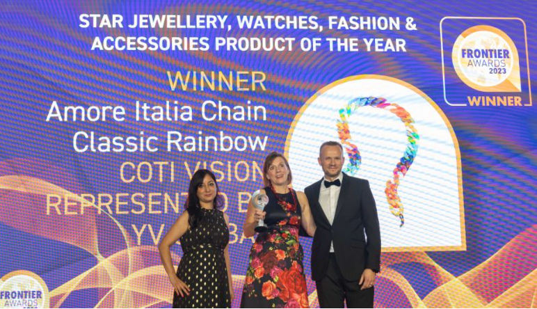 COTI Vision WINS PRESTIGIOUS FRONTIER AWARD