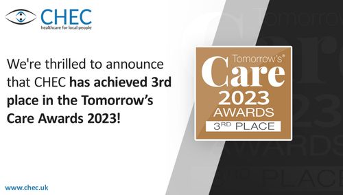 CHEC honoured in Tomorrow’s Care Awards 2023