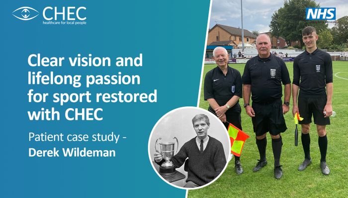 Clear vision and lifelong passion for football restored with CHEC