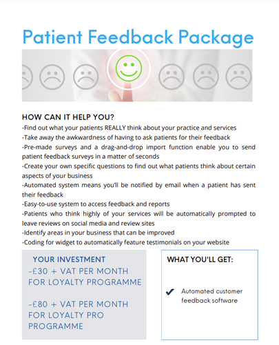 Patient Feedback Package